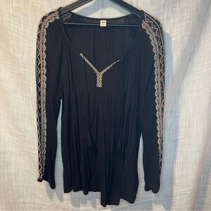 Old Navy Embroidered Bell Sleeve Shirt